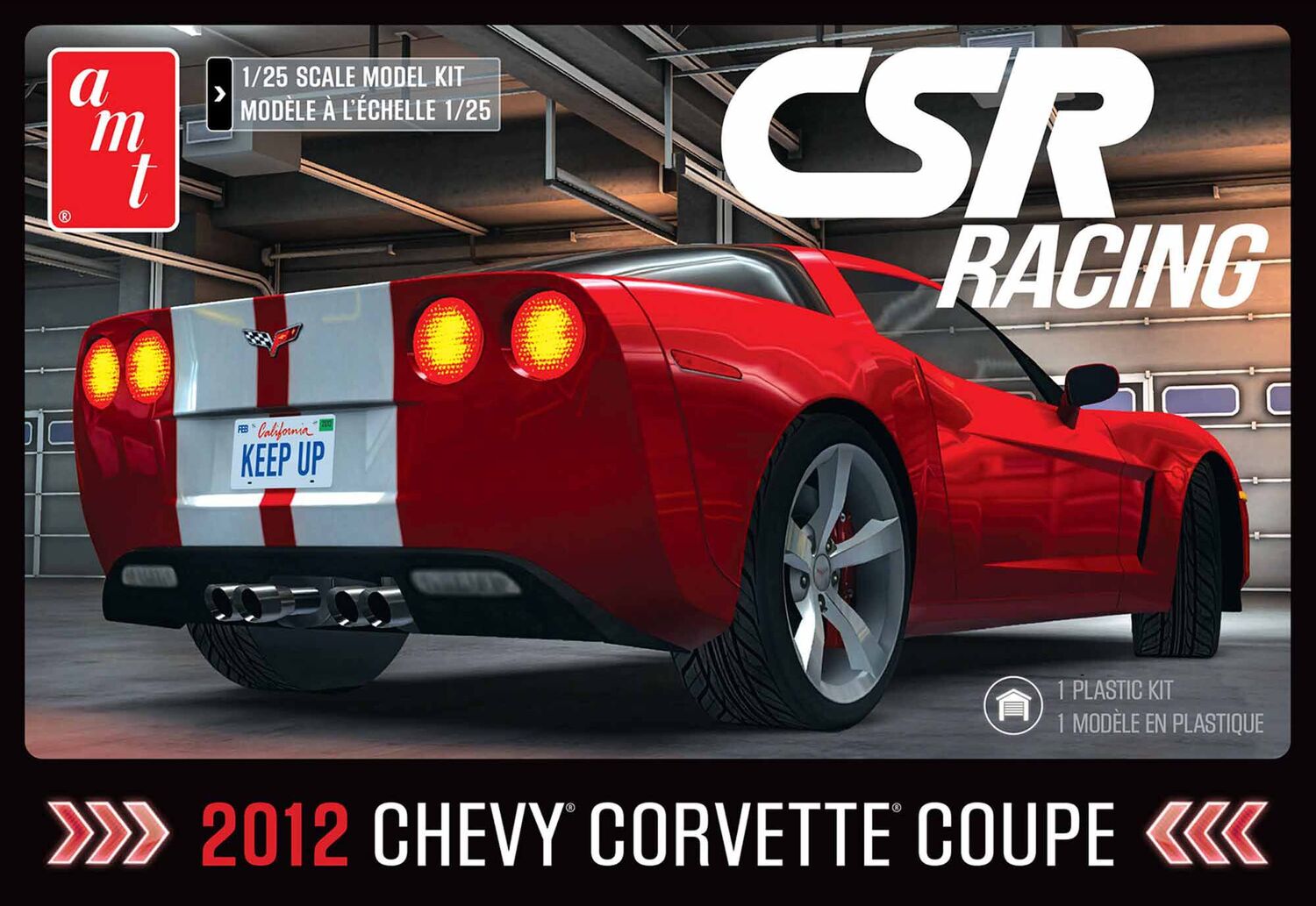 1/25 2012 Corvette Coup, CSR Racing Model Kit