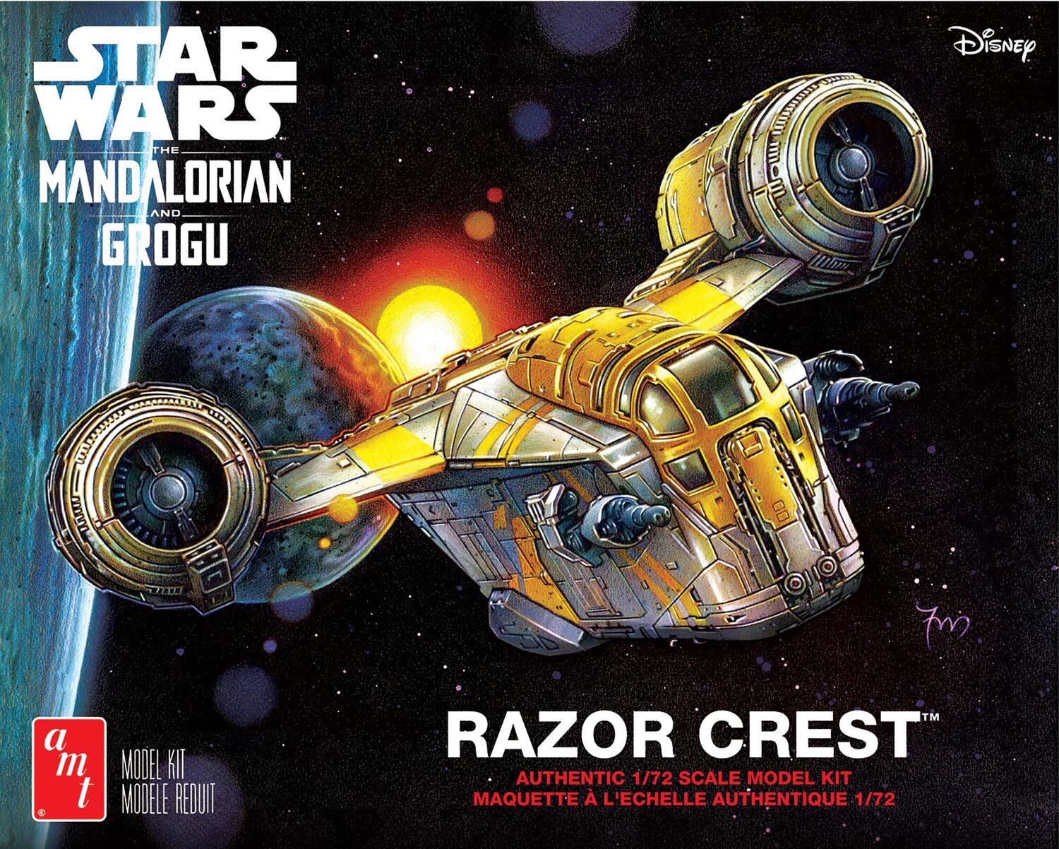 1/72 Razor Crest Model Kit, Star Wars: Mandalorian & Grogu