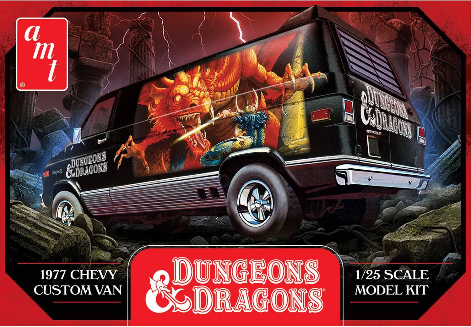 1/25 1974 Chevy Van, Dungeons & Dragons Model Kit