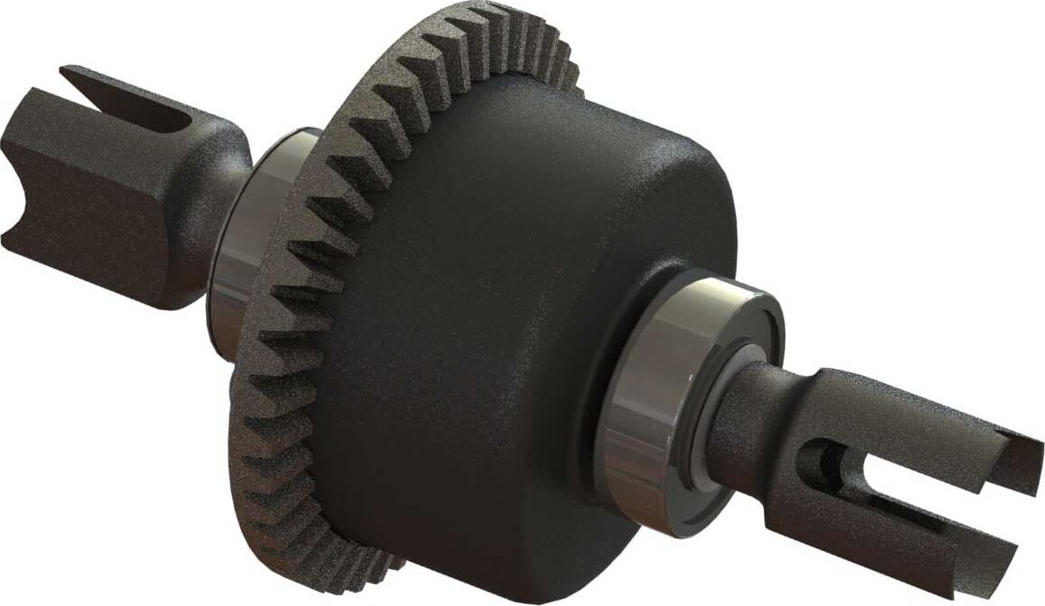 Front Rear Diff Set, Spiral 43T 10k Oil