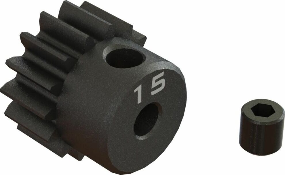 15T 0.8Mod 1/8" Bore CNC Steel Pinion Gear