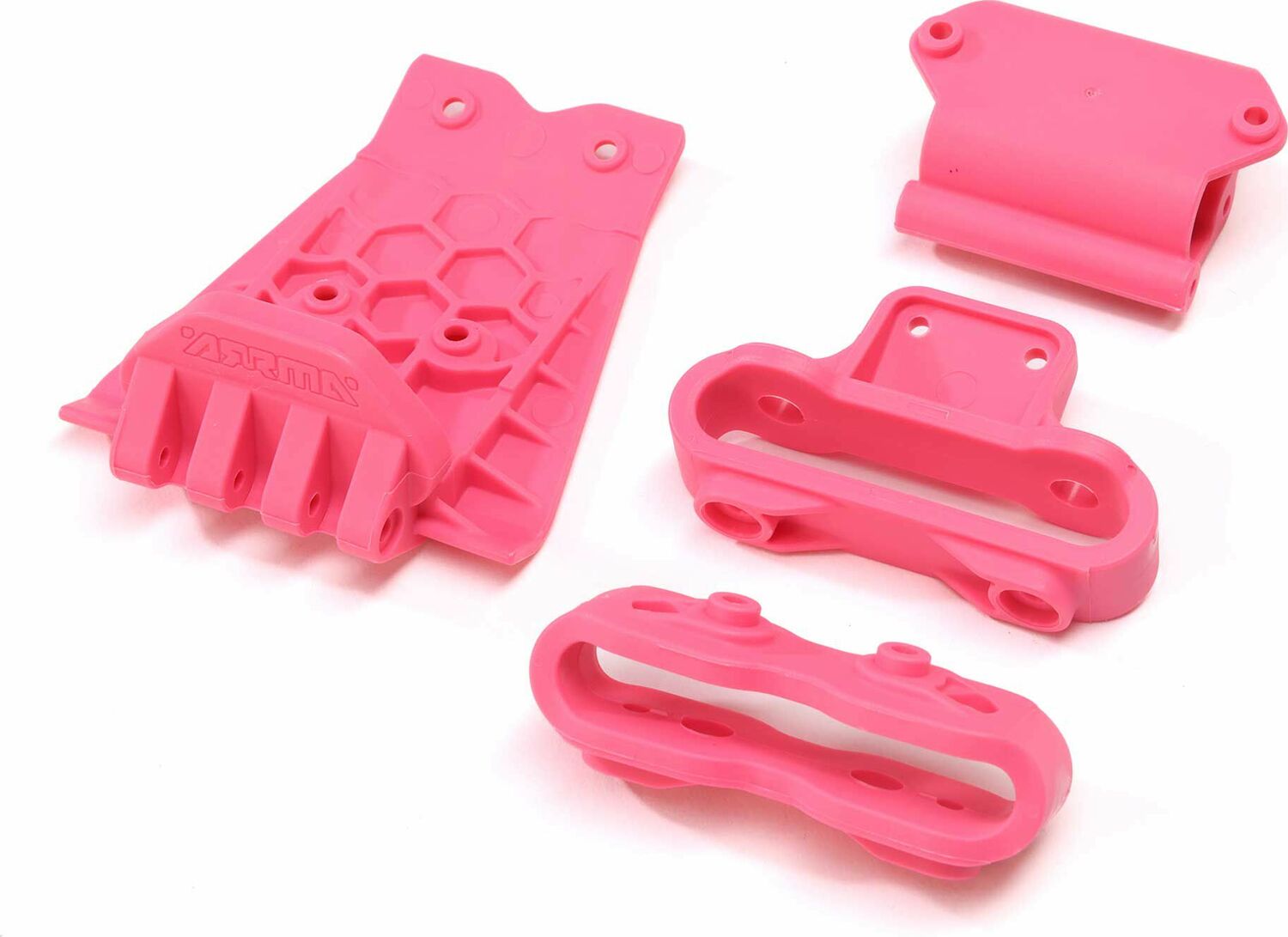 Lower Skid And Bumper Mount Set, Pink