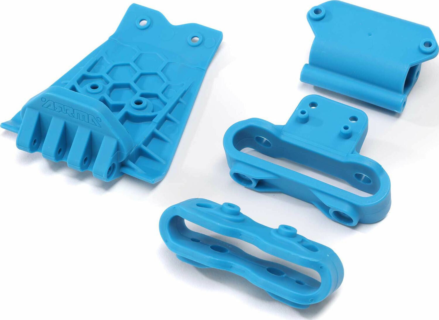 Lower Skid And Bumper Mount Set, Blue