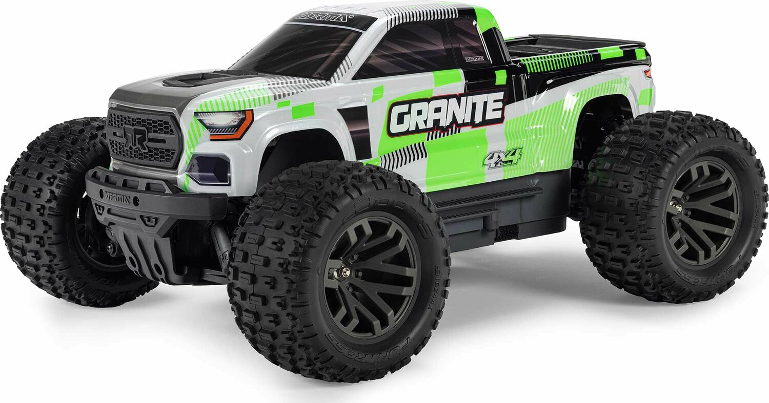 1/10 GRANITE MEGA 665 4X4 RTR Brushed Monster Truck, Green