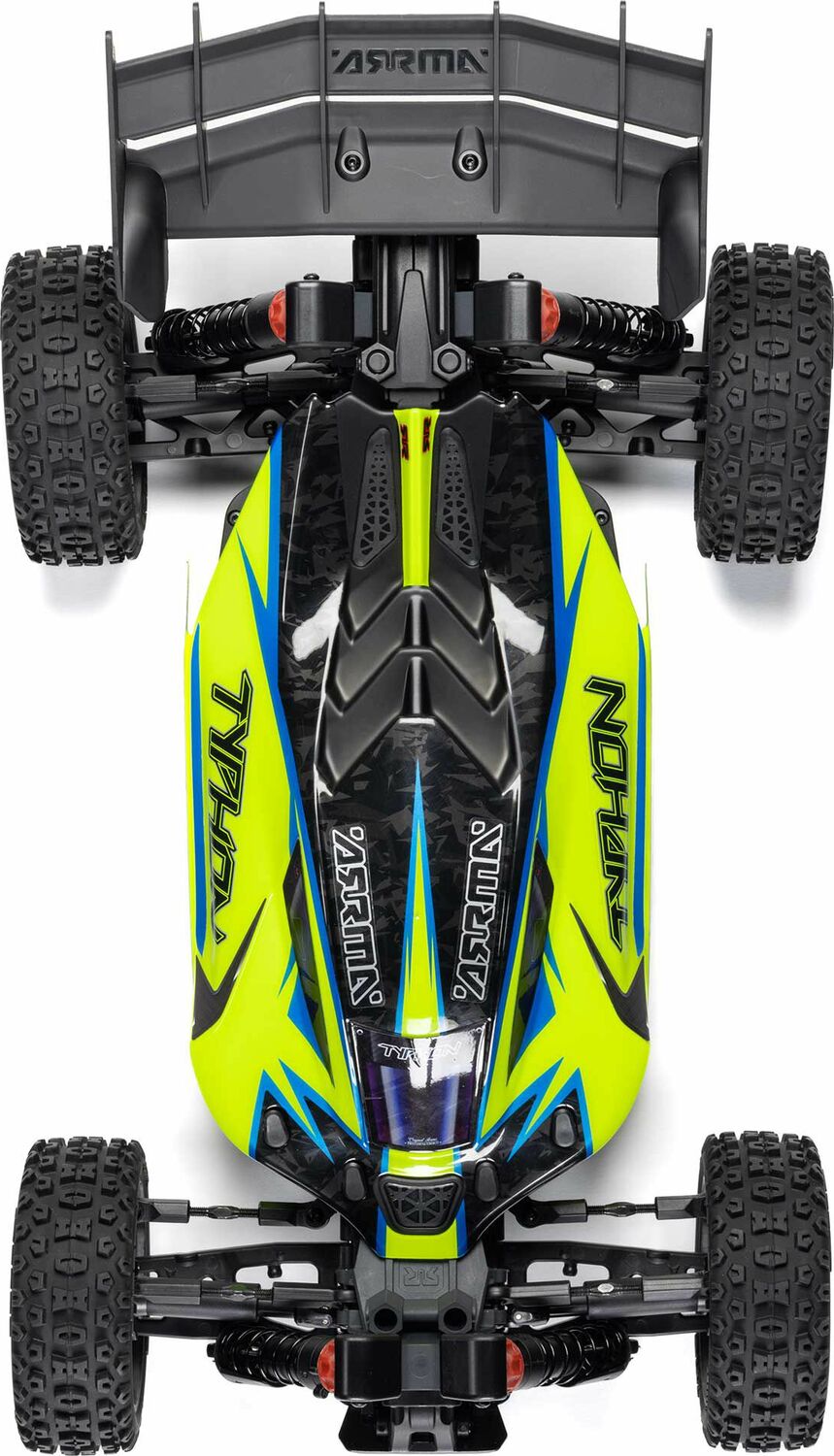 1/8 TYPHON 223S DSC 4X4 RTR Brushless Buggy, Yellow