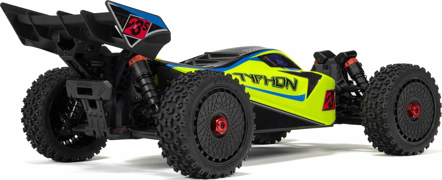 1/8 TYPHON 223S DSC 4X4 RTR Brushless Buggy, Yellow