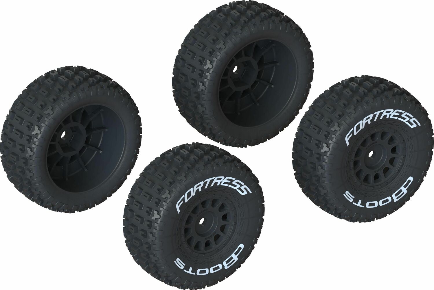 dBoots 'FORTRESS' Tire Set Glued, Option (2 Pairs)