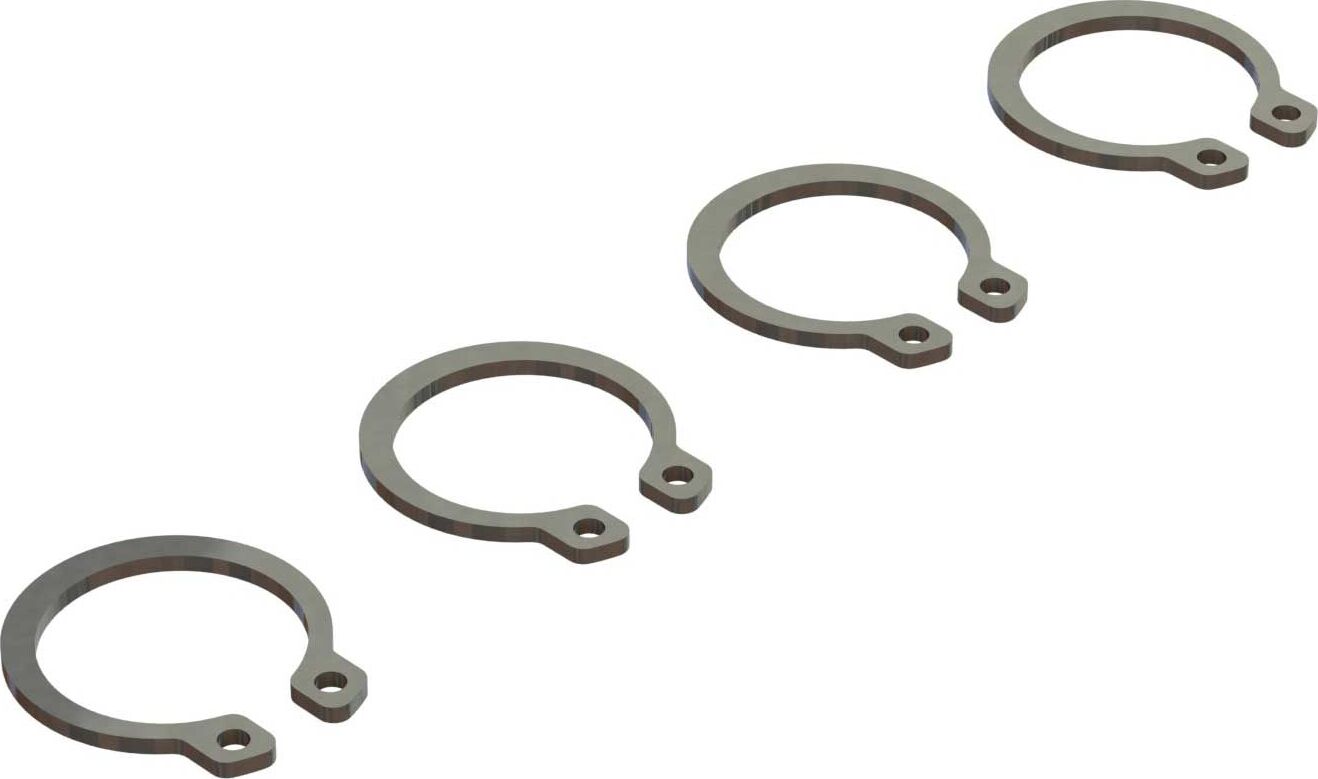 C Clip, 15mm (4)
