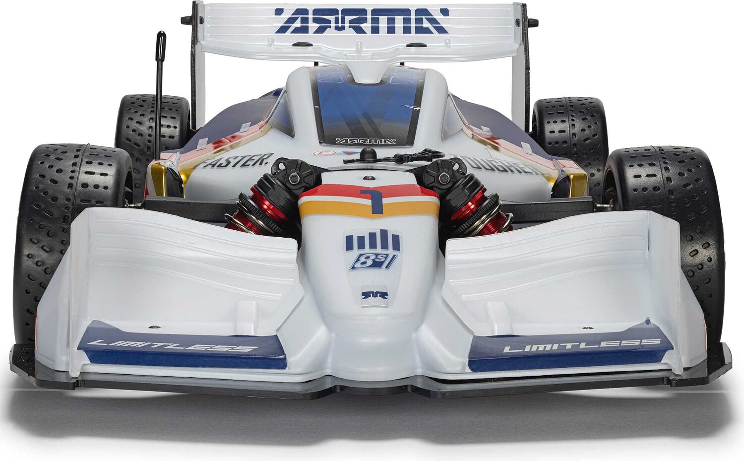 1/7 LIMITLESS 8S AVC 4X4 RTR Brushless Street Speed, White/Blue