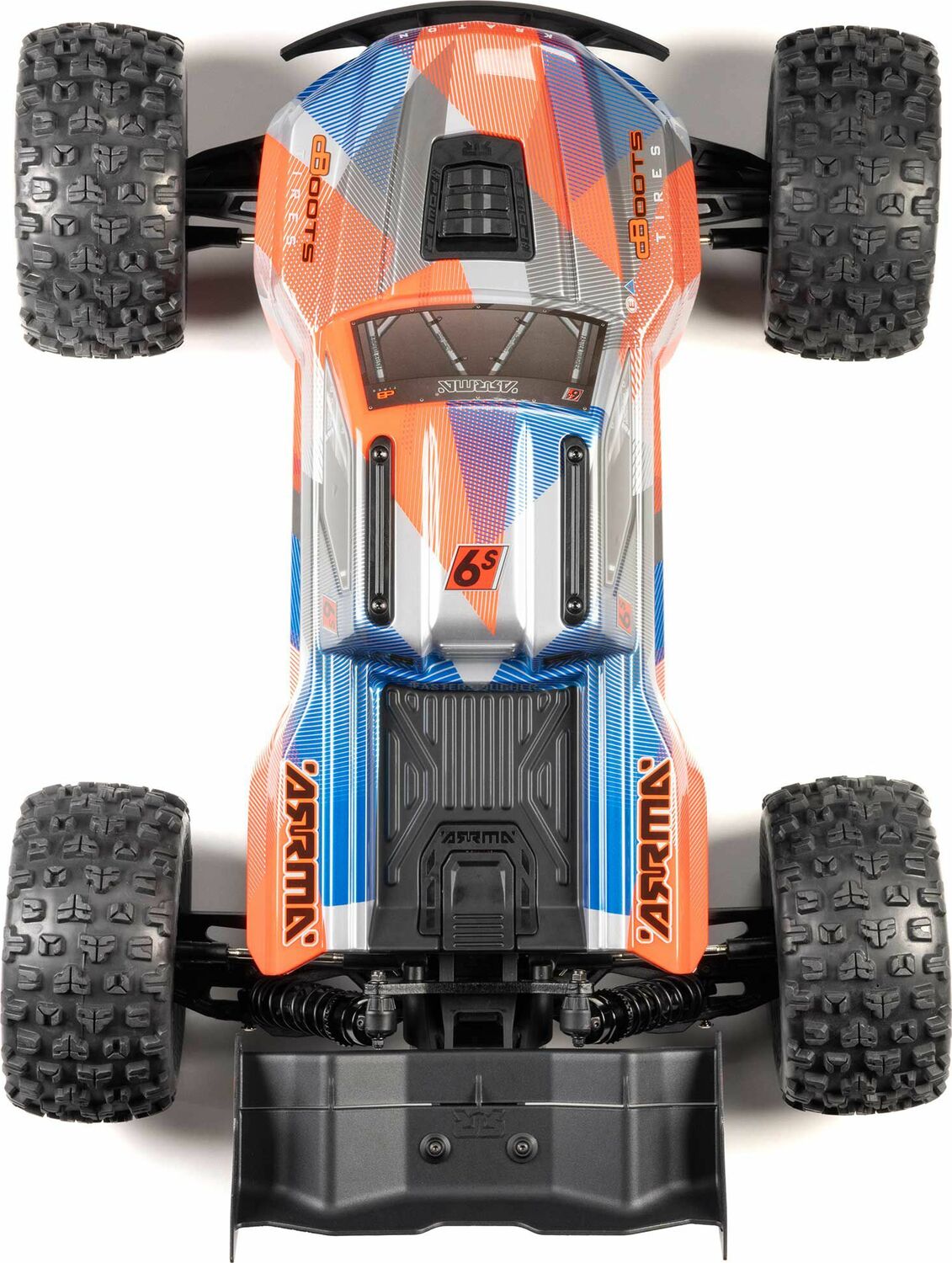 1/8 KRATON 6S 4X4 RTR Brushless Speed Truck, Blue/Orange