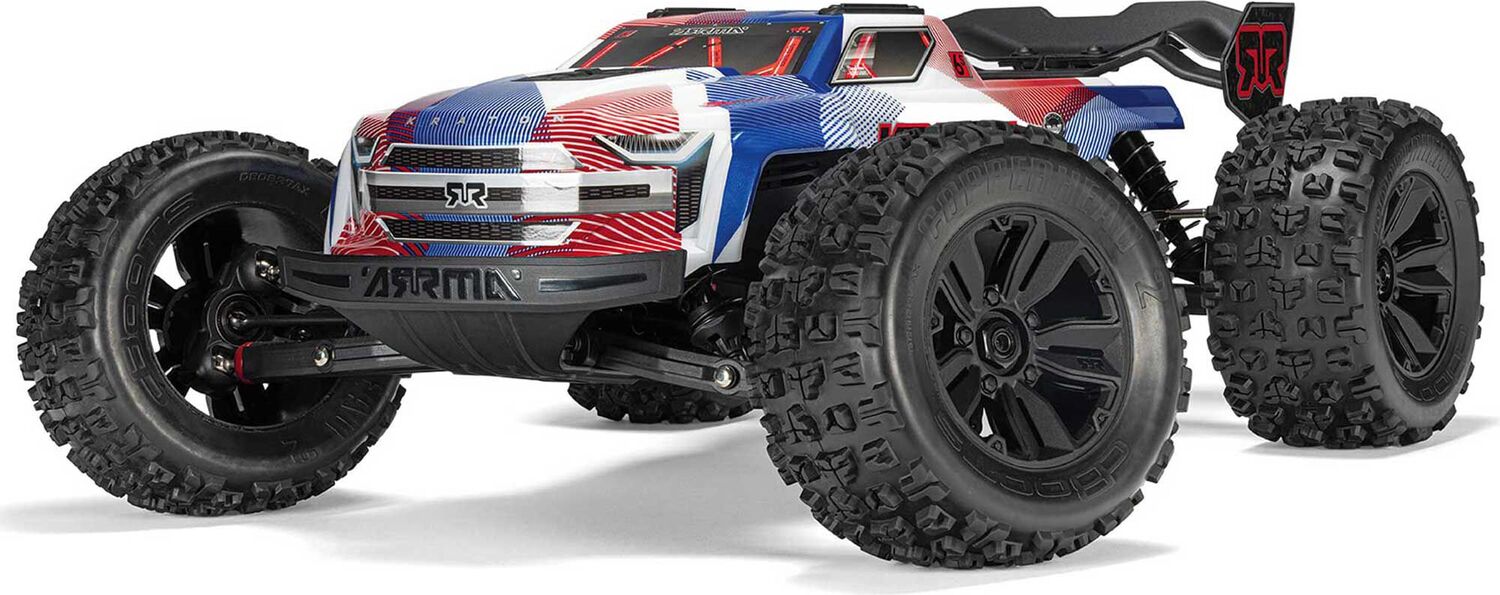 1/8 KRATON 4X4 6S BLX BRUSHLESS V6 SPEED TRUCK RTR (Blue/Red)