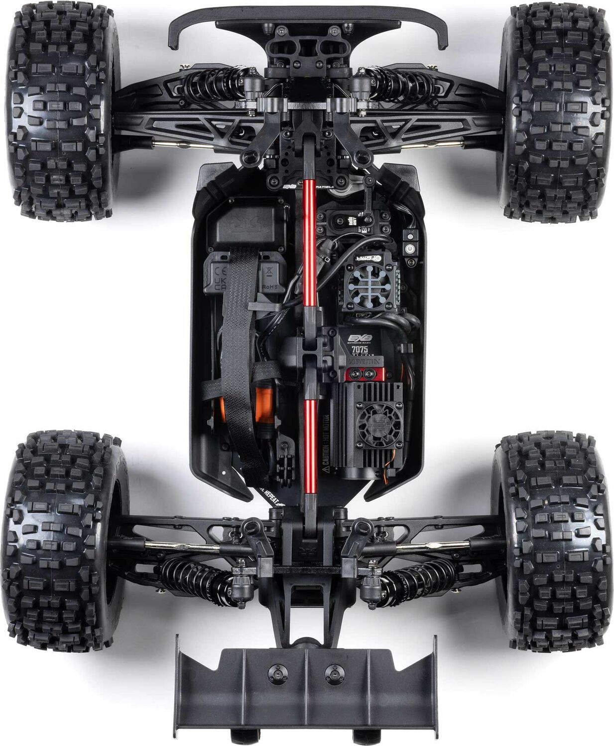 1/8 NOTORIOUS 6S 4X4 RTR Brushless Stunt Truck, Black