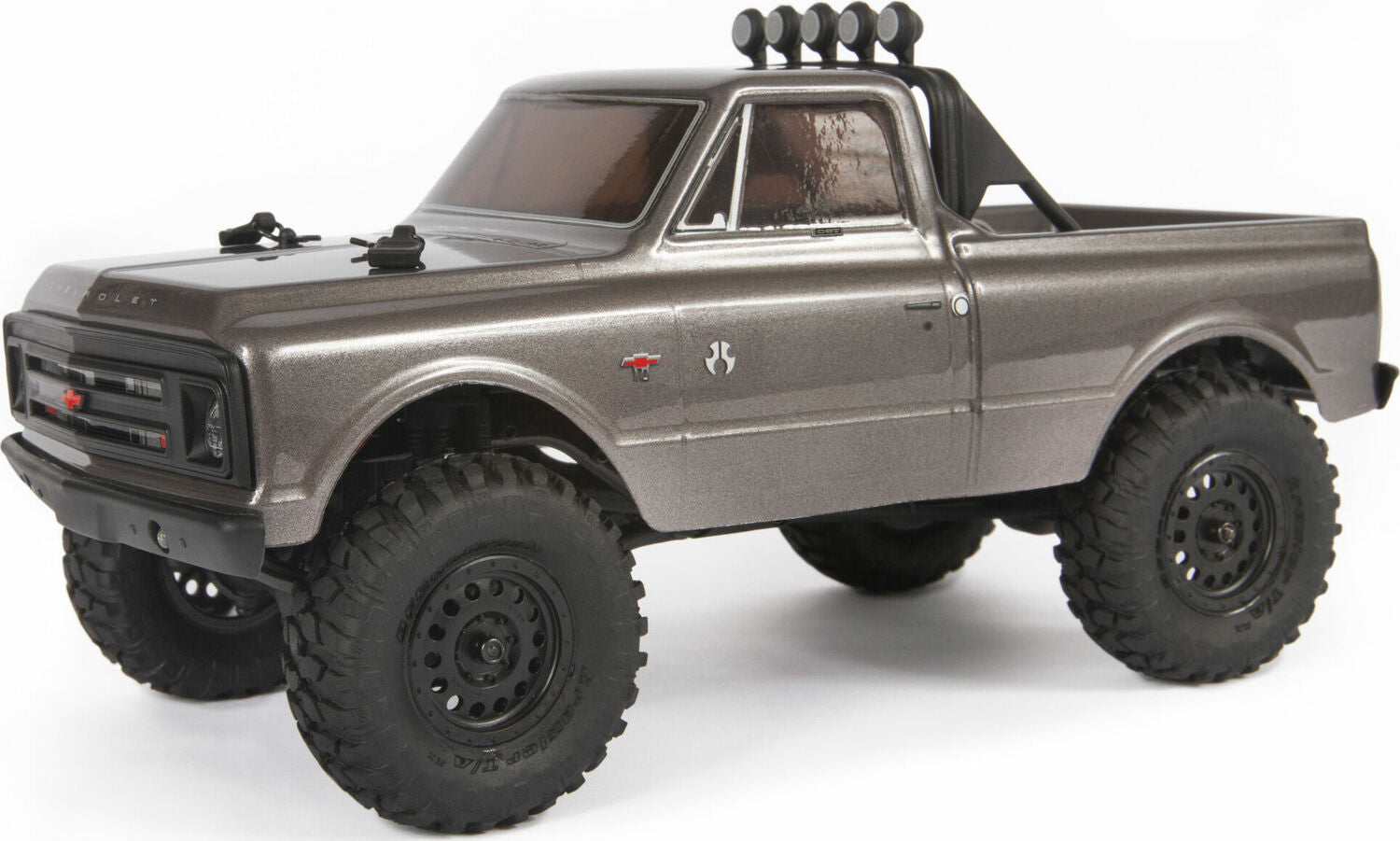 1/24 SCX24 1967 Chevrolet C10 4WD Truck Brushed RTR, Silver