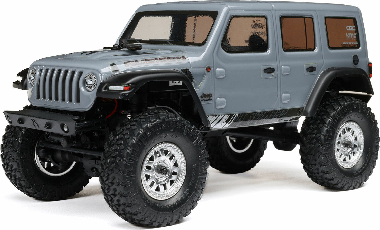 1/24 SCX24 Jeep Wrangler JLU 4X4 Rock Crawler Brushed RTR, Gray