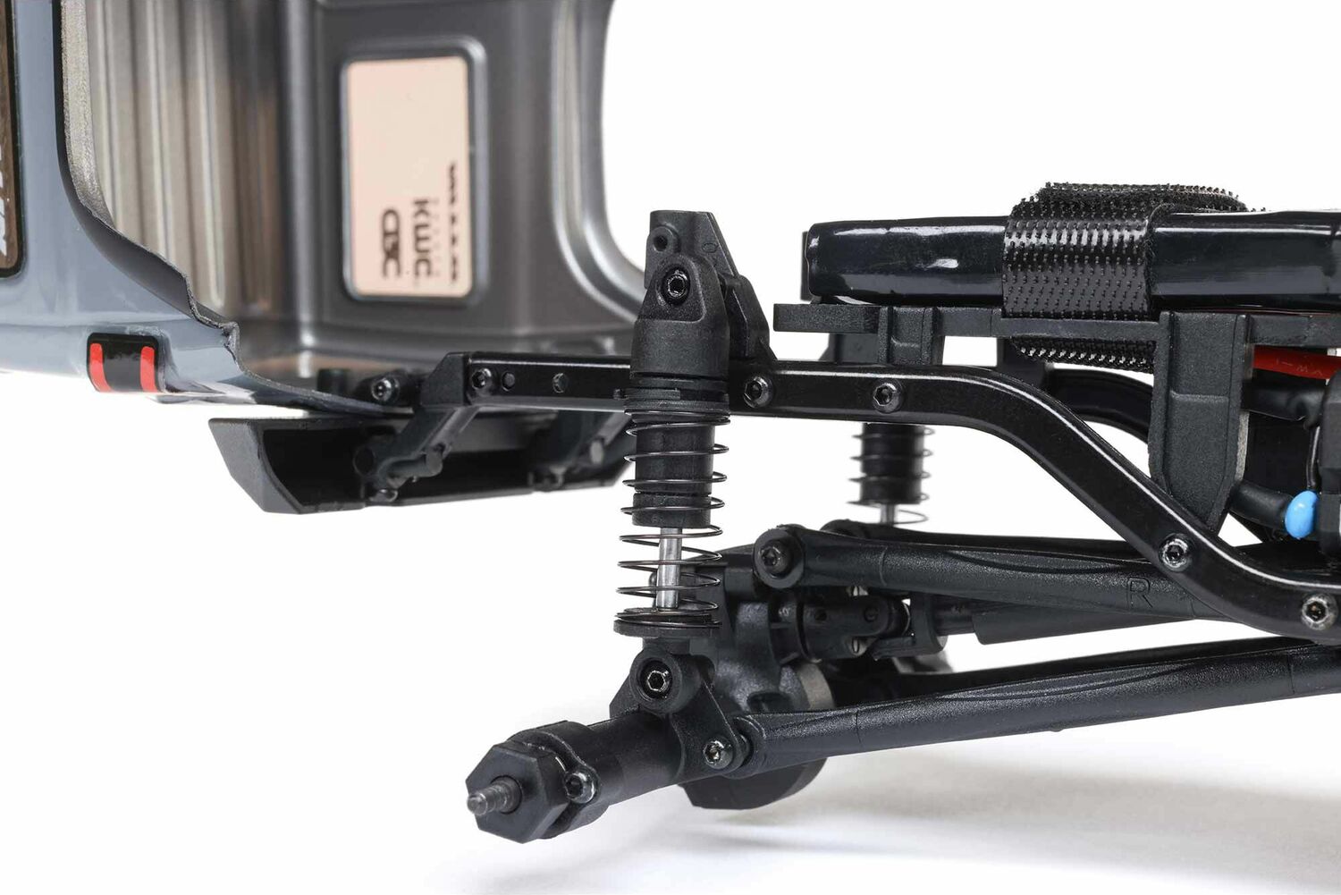 1/24 SCX24 Jeep Wrangler JLU 4X4 Rock Crawler Brushed RTR, Gray