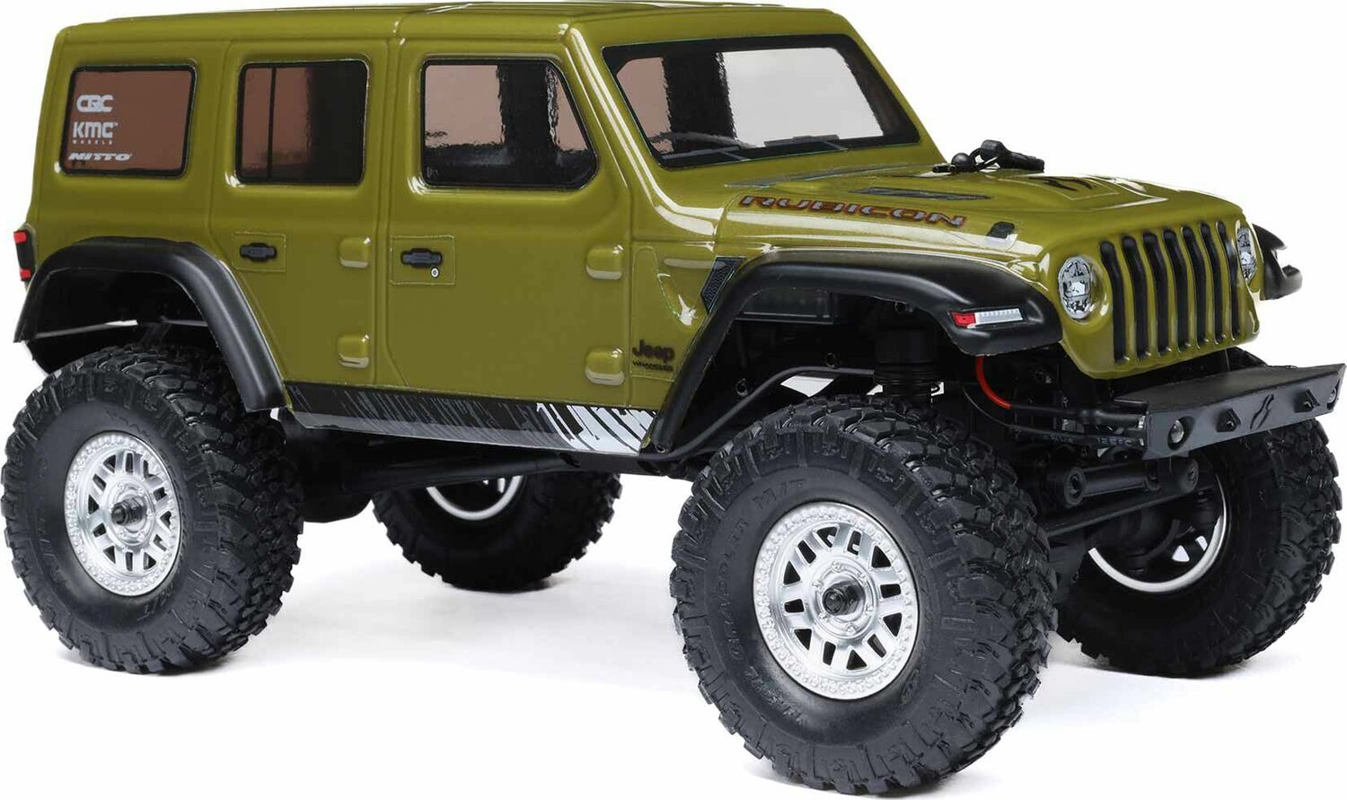 1/24 SCX24 Jeep Wrangler JLU 4X4 Rock Crawler Brushed RTR, Green