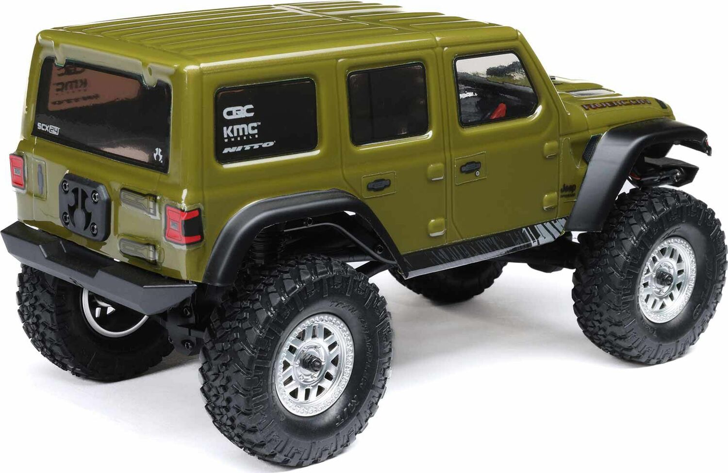 1/24 SCX24 Jeep Wrangler JLU 4X4 Rock Crawler Brushed RTR, Green