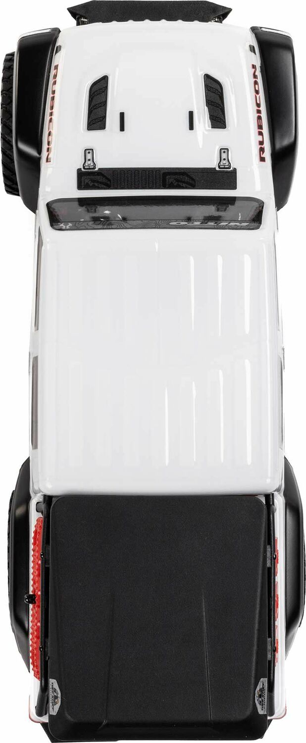 1/24 SCX24 Jeep JT Gladiator 4WD Rock Crawler Brushed RTR, White