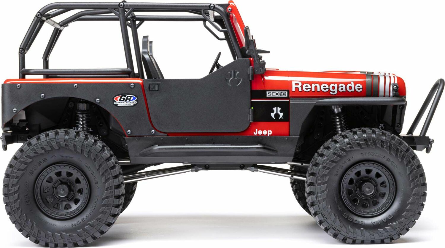 1/10 SCX10 III Jeep CJ-7 4WD Brushed RTR, Red