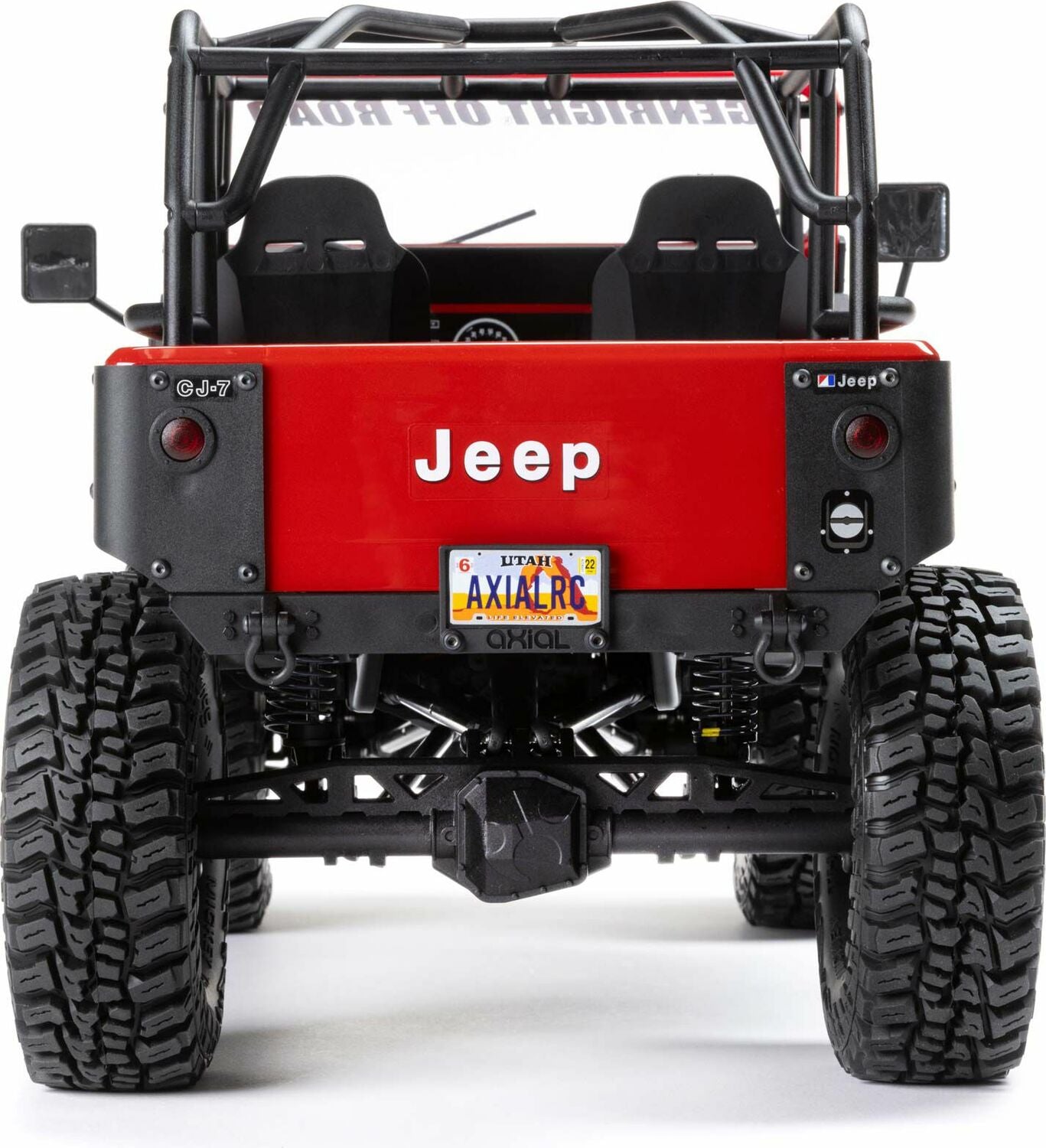 1/10 SCX10 III Jeep CJ-7 4WD Brushed RTR, Red