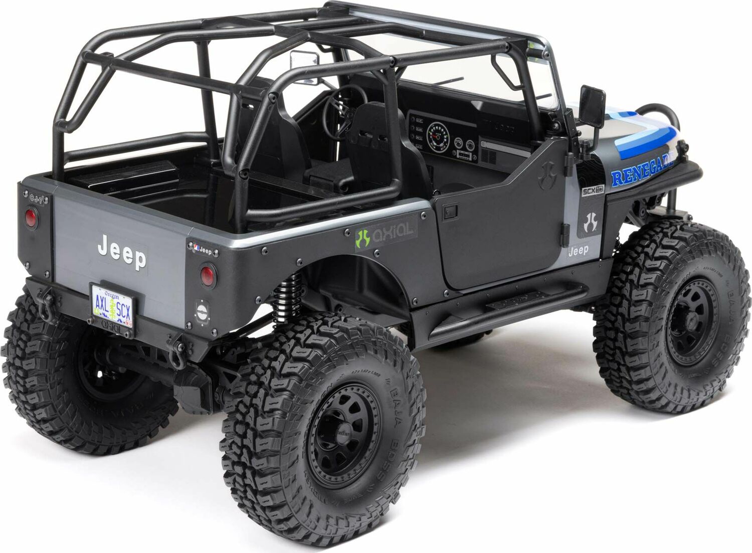 1/10 SCX10 III Jeep CJ-7 4WD Brushed RTR, Grey