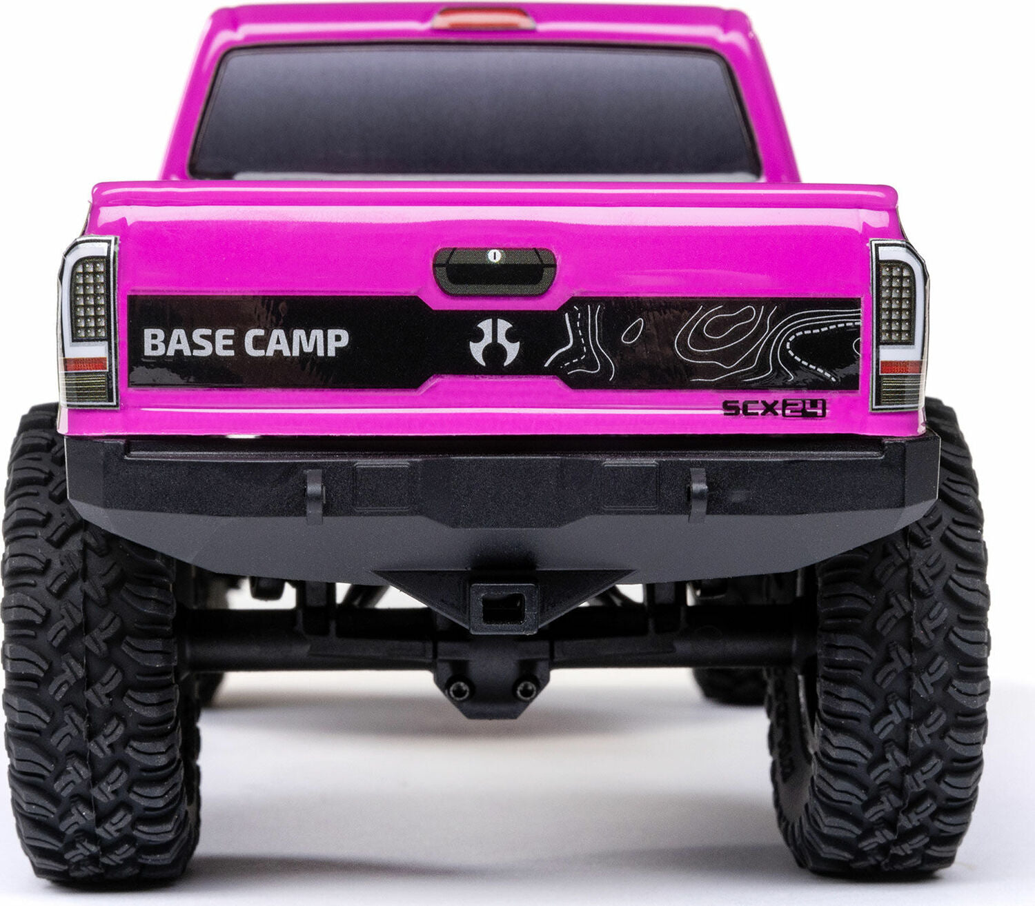 1/24 SCX24 Base Camp 4WD Rock Crawler Brushed RTR with Battery & Charger, Pink