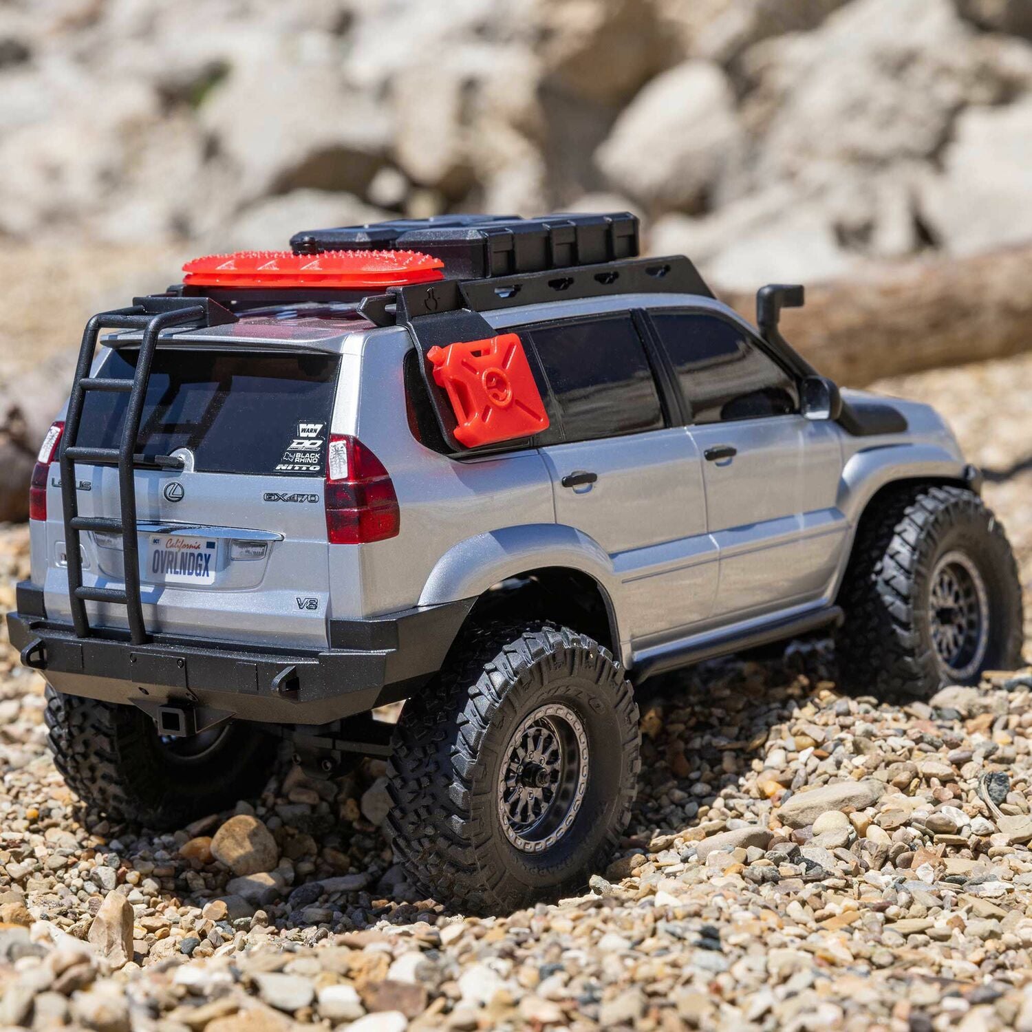 1/24 SCX24 Lexus GX 470 4X4 Rock Crawler RTR, Silver