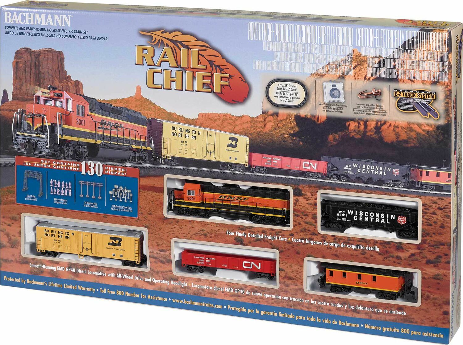 HO Rail Chief Set