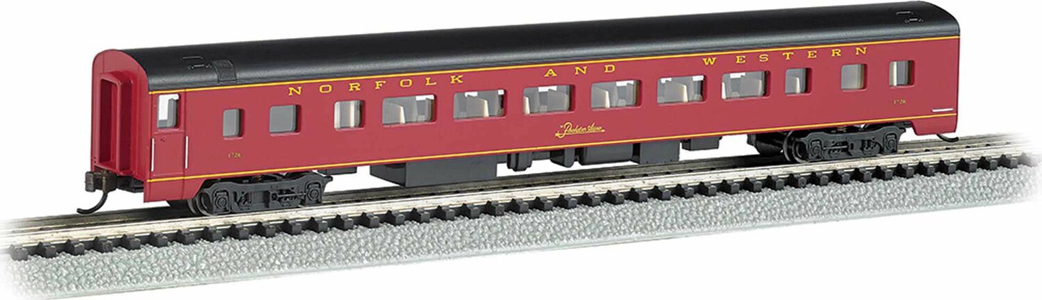 N Scale 85' SS Coach Norfolk & Western #1728