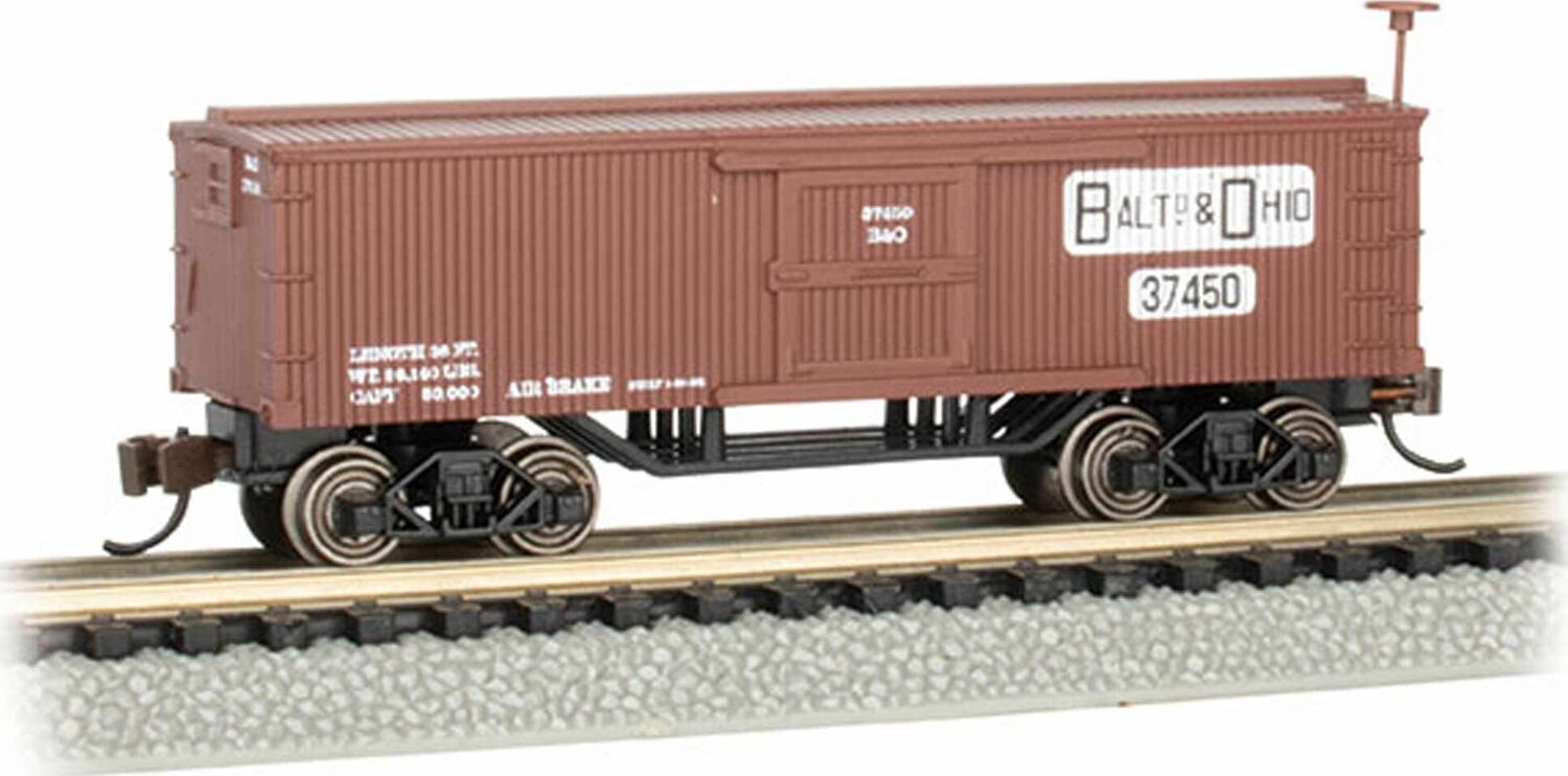 N Scale Old Time Box Car B&O