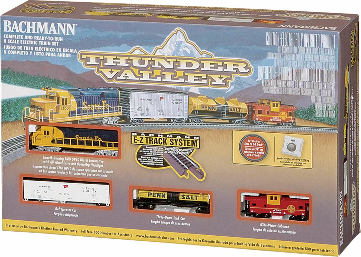 N Thunder Valley Train Set
