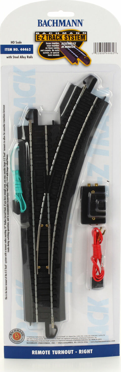 HO Steel EZ Remote Right-Hand Switch