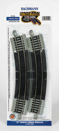 HO NS EZ 18" Radius Curve Rerailer (2)