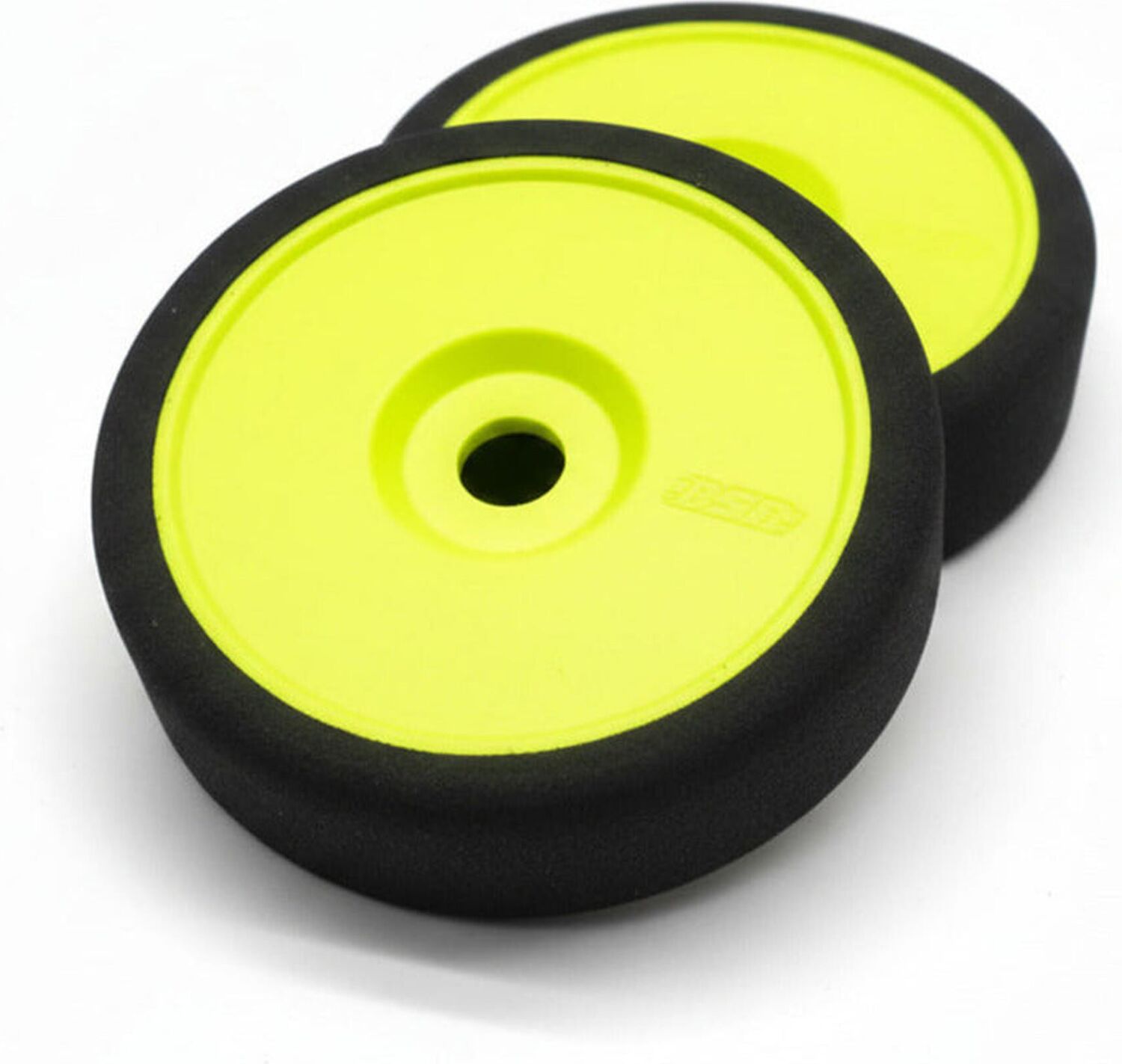 1/8 BSR Pre-Mounted Buggy Tires, Yellow, Orange Compound (2)
