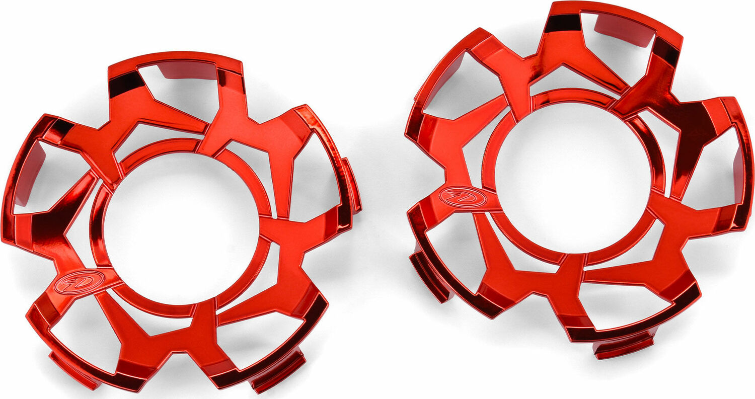 Clip-Lock Wheel Face Red Chrome for Ripper 5.7" Wheel (2)