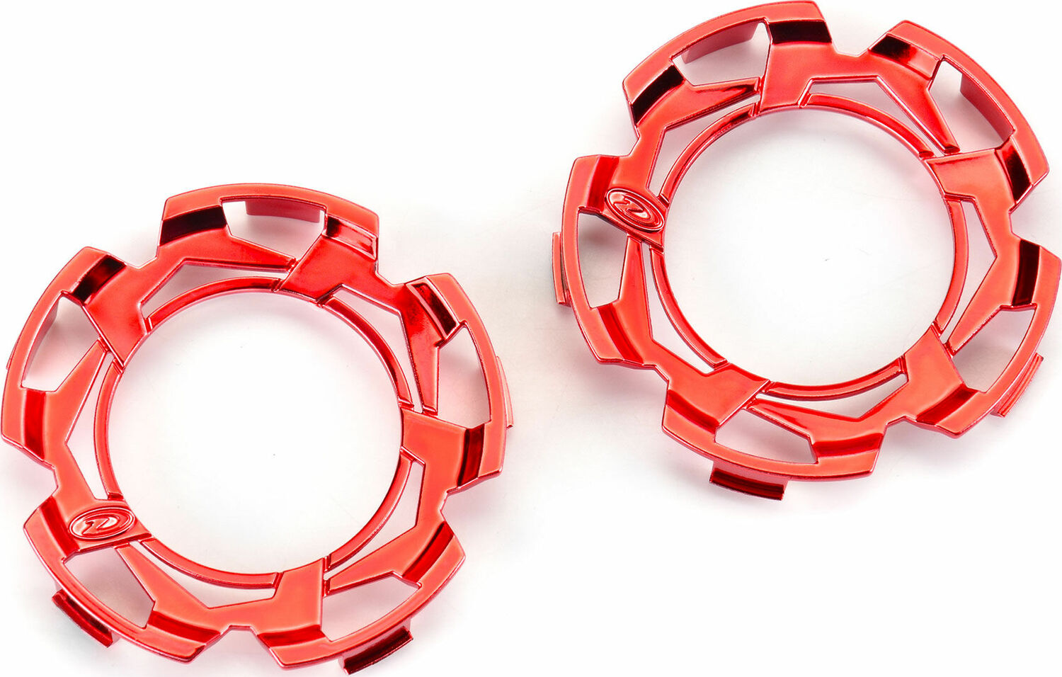 Clip-Lock Wheel Face Red Chrome for Ripper 2.8" Wheel (2)