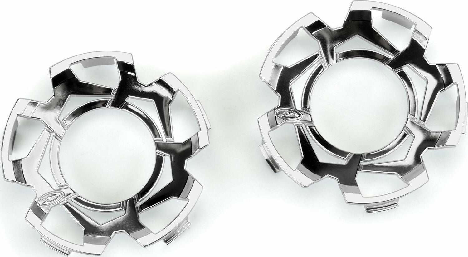 Clip-Lock Wheel Face Mirror Chrome for Ripper 3.8" Wheel (2)