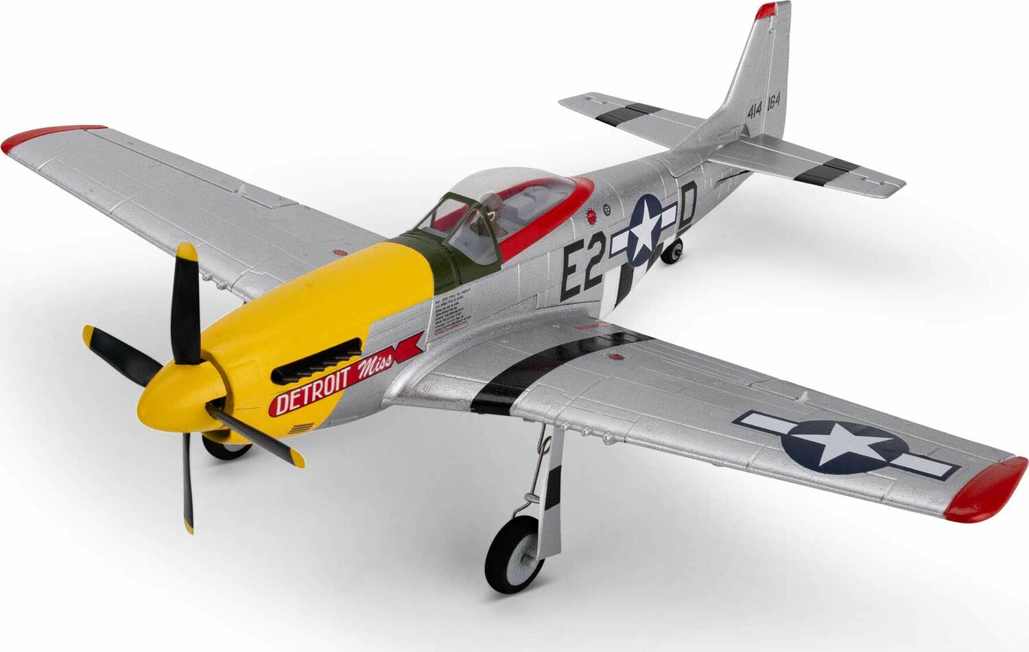 UMX P-51D Mustang “Detroit Miss” BNF Basic with AS3X and SAFE Select