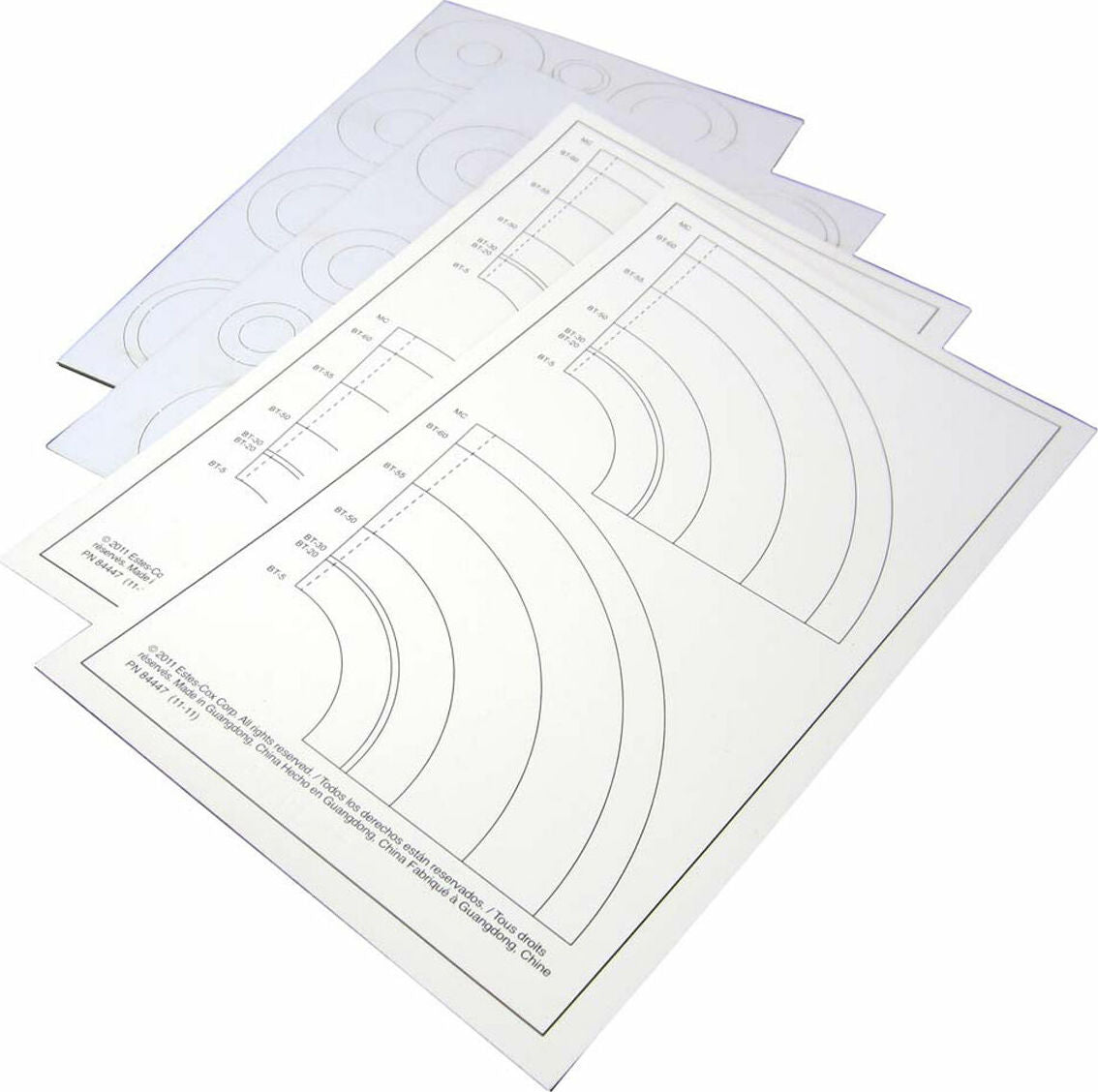 Laser Cut Centering Rings Paper Adapters (4)