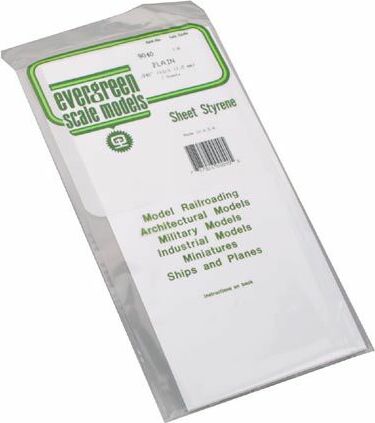 White Sheet .040 x 6 x 12 (2)