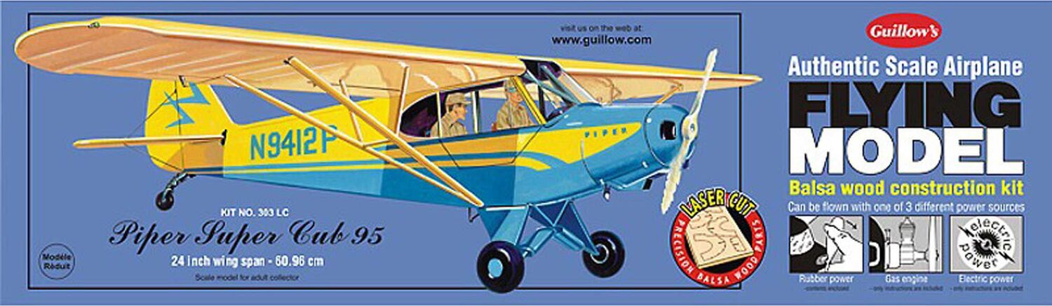 Piper Cub 95 Laser Cut Kit, 24"