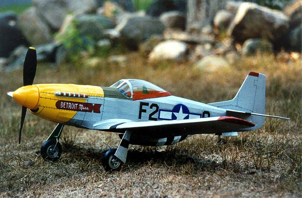 P-51 Mustang Laser Cut Kit, 27.5"
