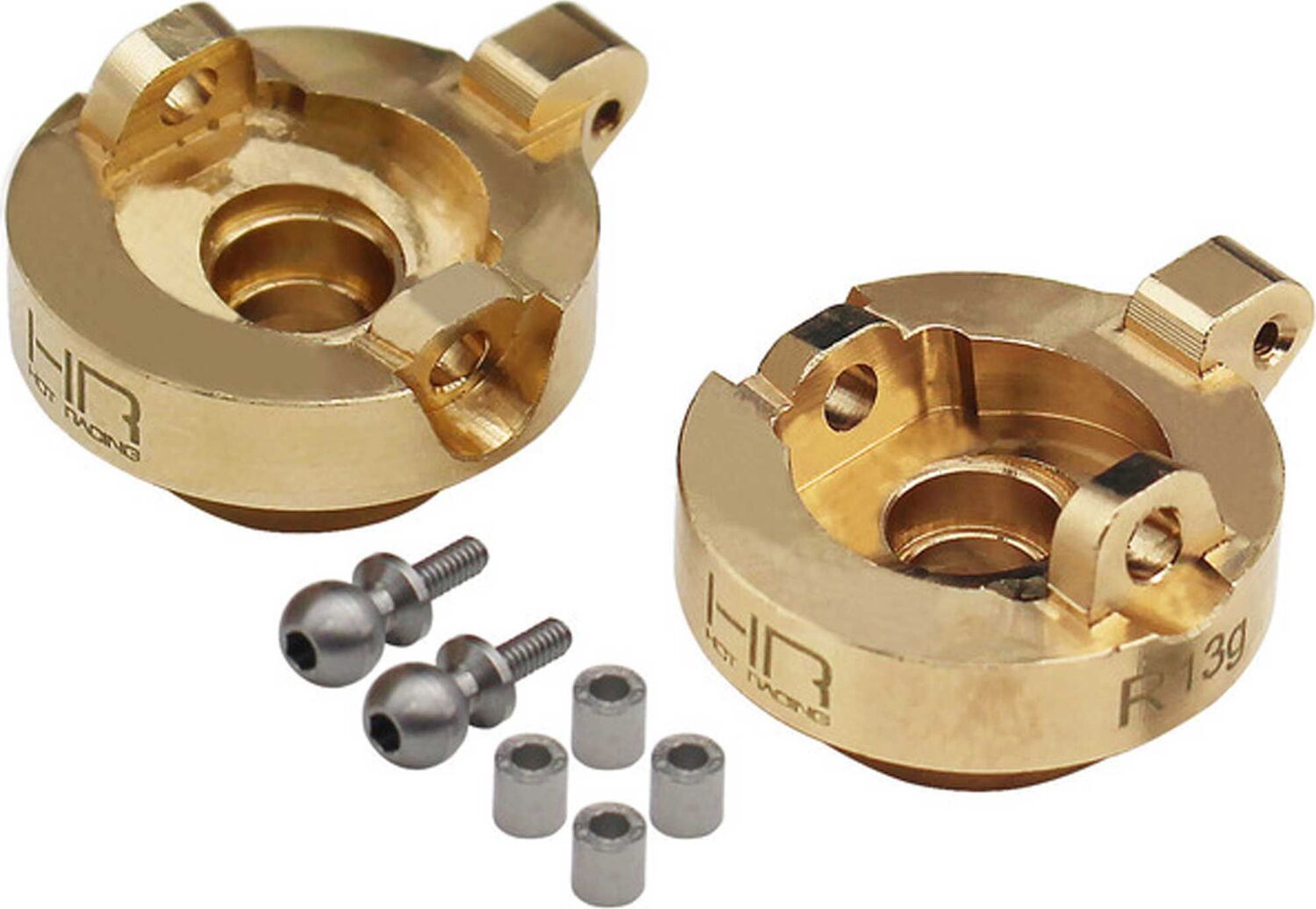 Brass Front Steering Knuckle: SCX24, AX24