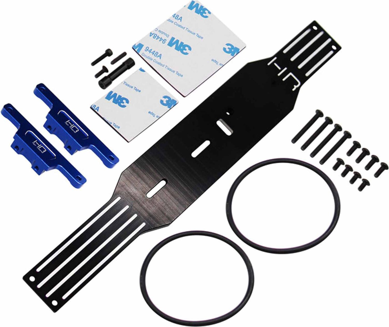 Aluminum Shock & Tower Chassis Brace Set, 1/10 Traxxas Mini Maxx