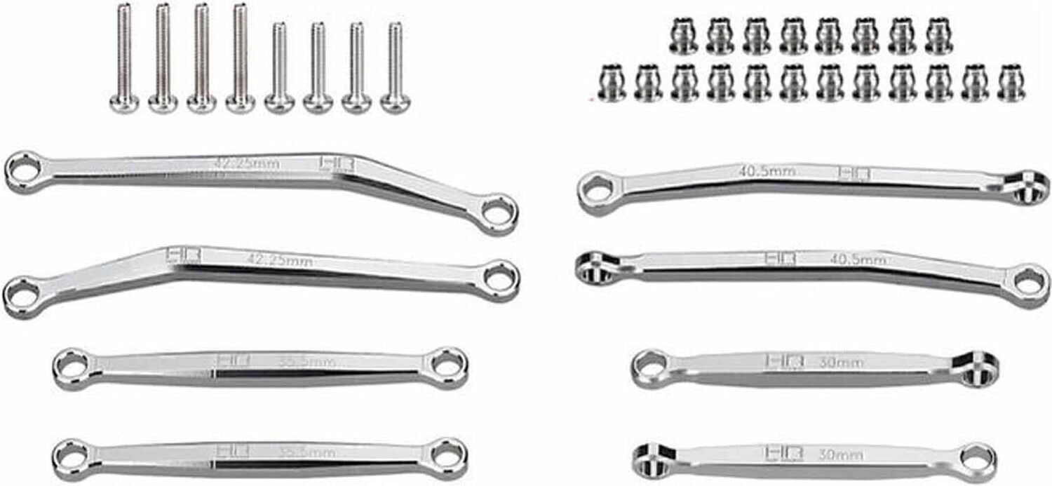 Aluminum No-Flex Link Set, 1/30 Axial SCX30