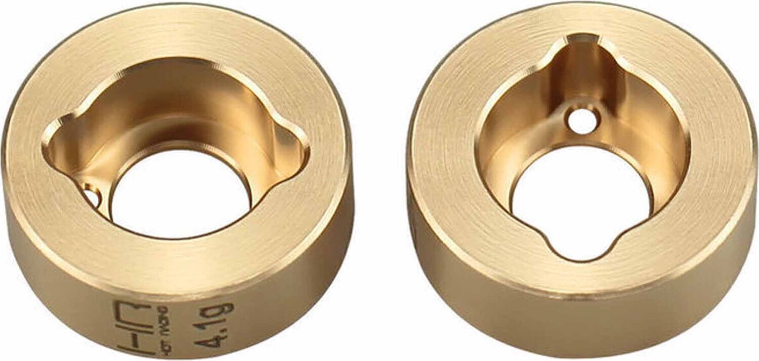 Brass 4.1g Rear Hubs, 1/30 Axial SCX30