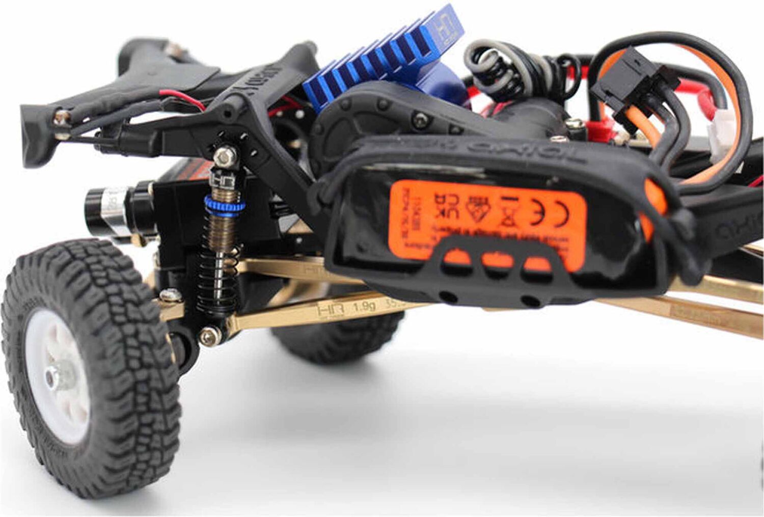 Aluminum 25mm Adjustable Shocks with Three Spring Rates, 1/30 Axial SCX30