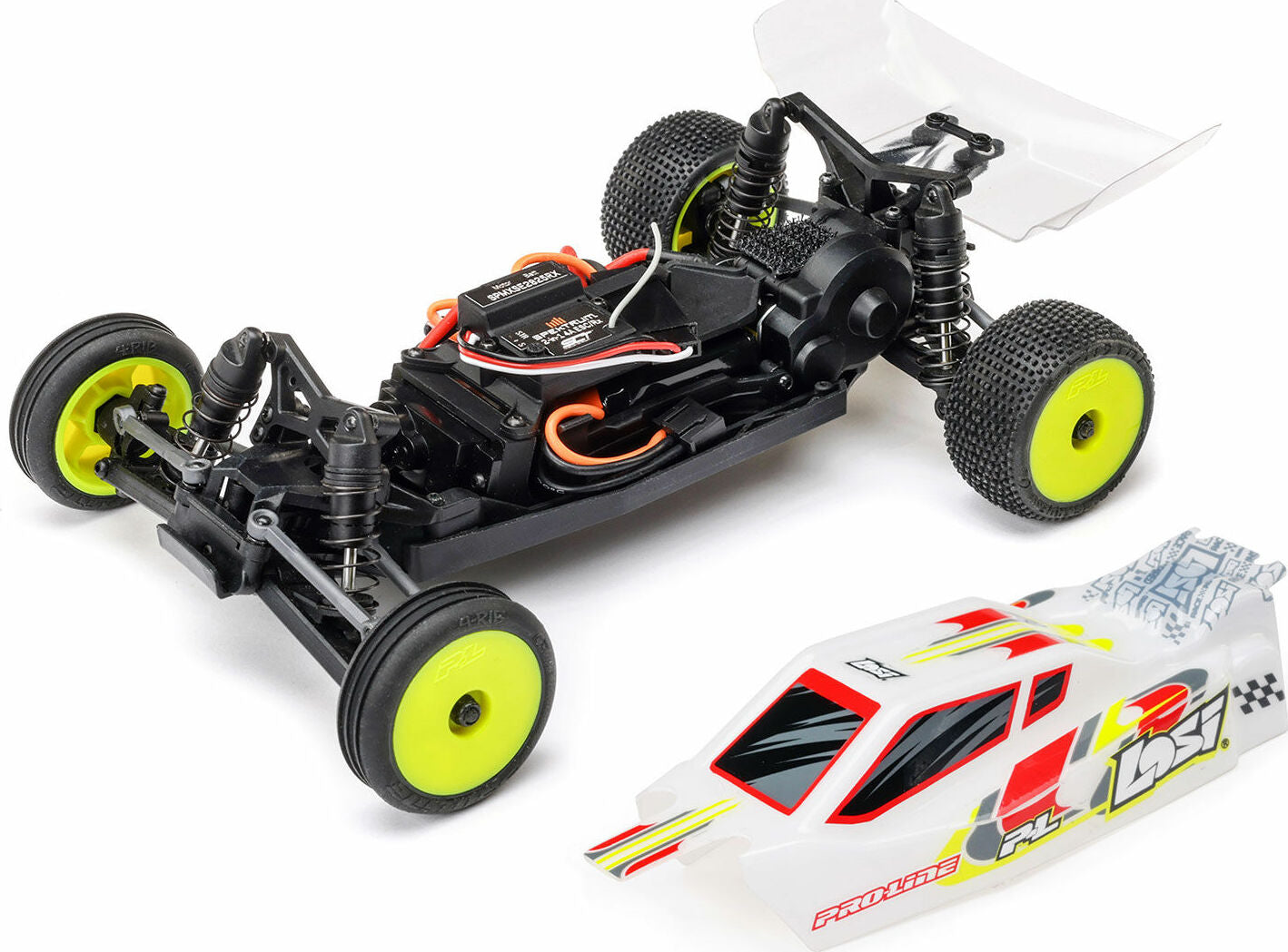 Micro B Rc Car Losi 1/24 Micro-B 2S 2WD RTR Race Buggy (Battery & Charger Included),