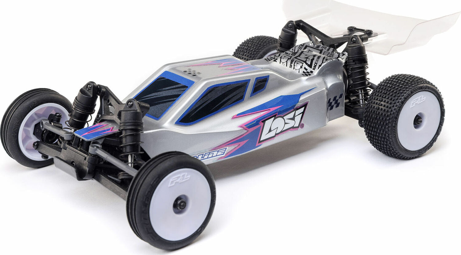1/24 Micro-B 2WD Buggy RTR, Silver