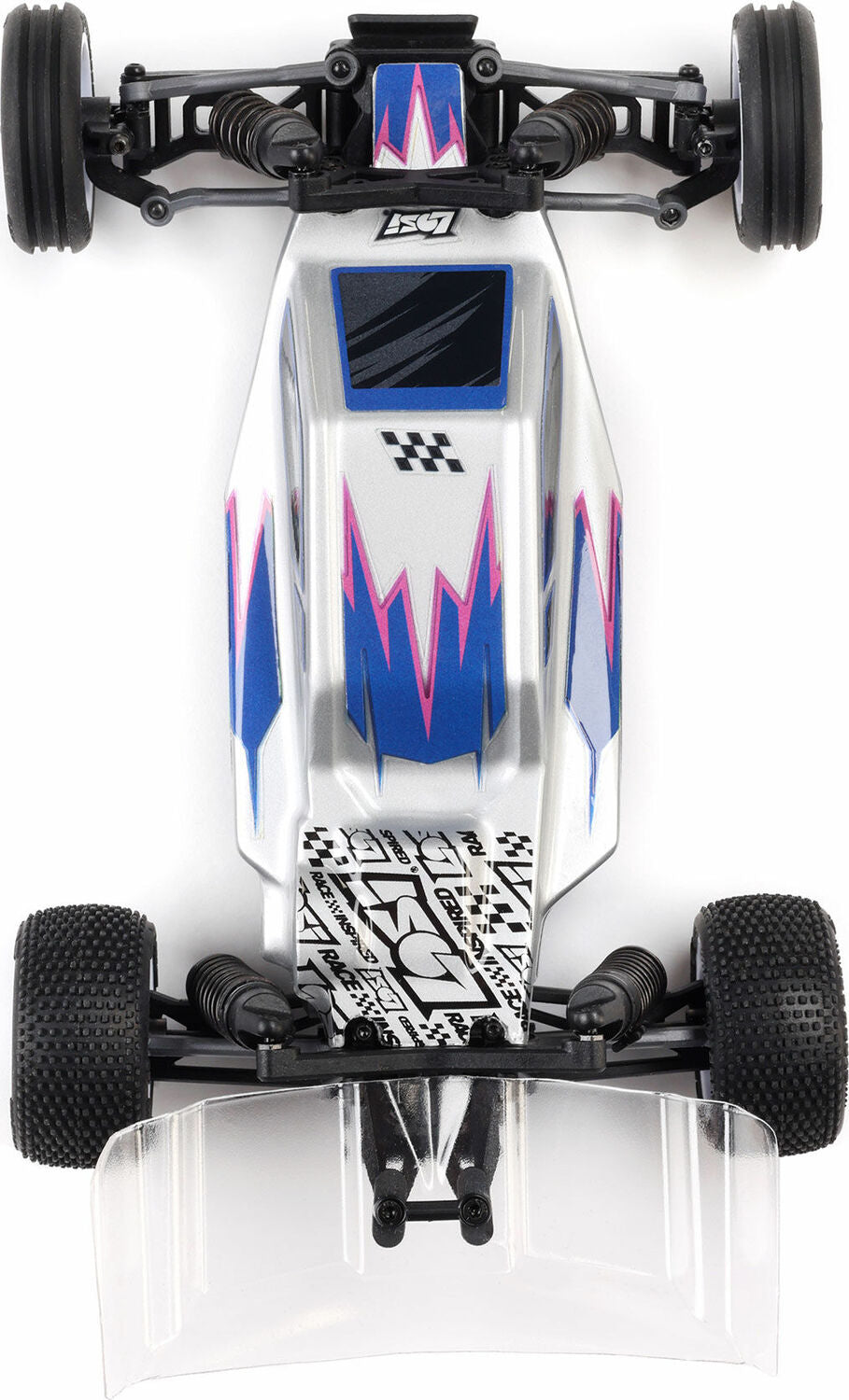 1/24 Micro-B 2WD Buggy RTR, Silver